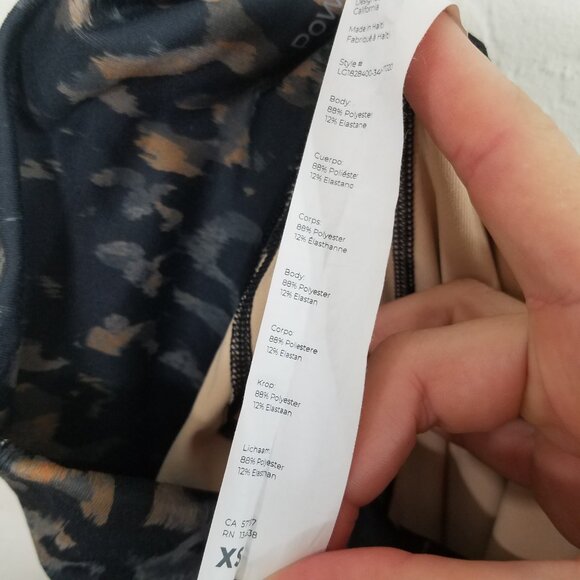 Fabletics PowerHold High Rise Print Leggings Size XS - Picture 7 of 7